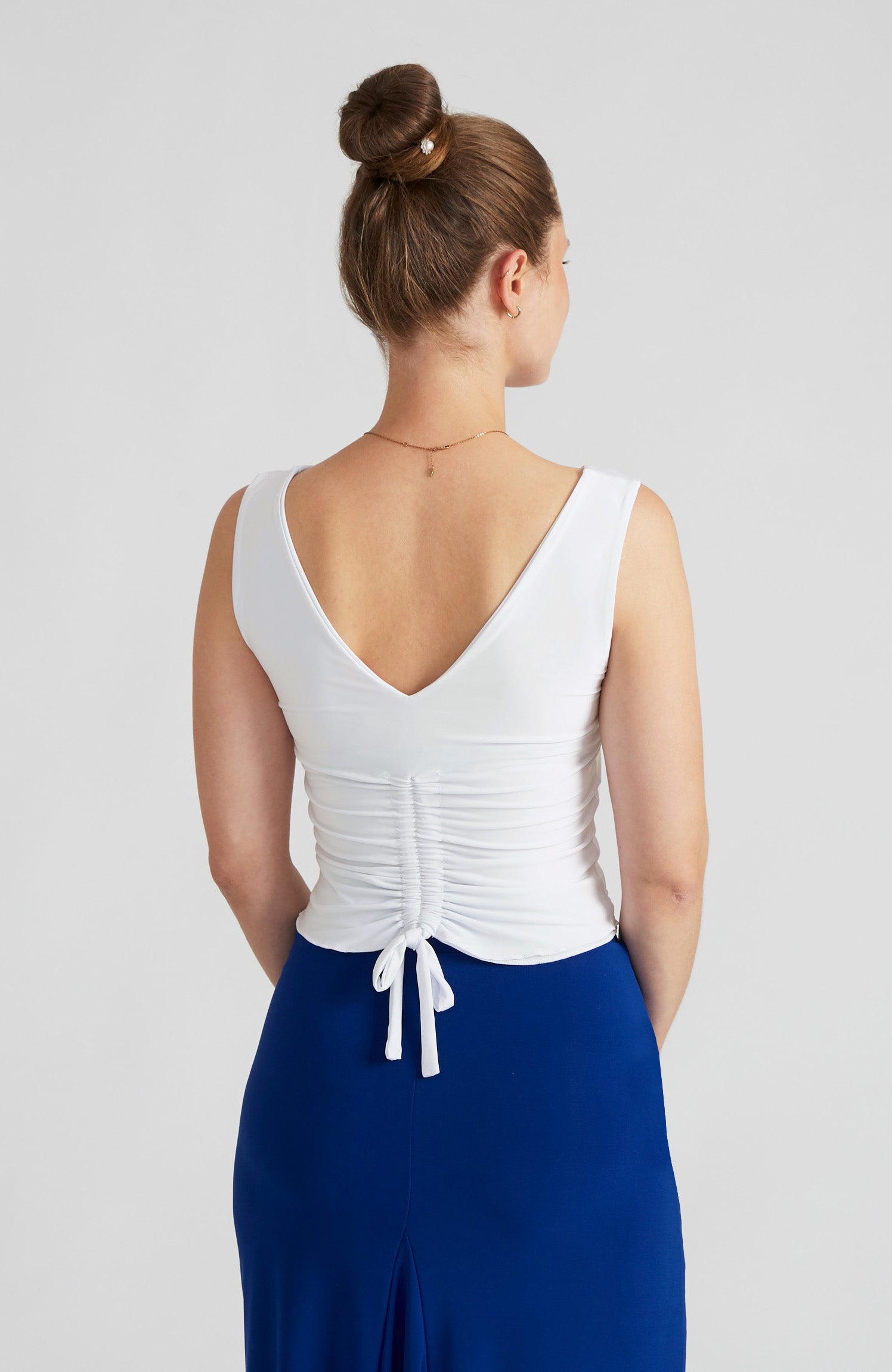 Haut Drapé Blanc Crème - DORA
