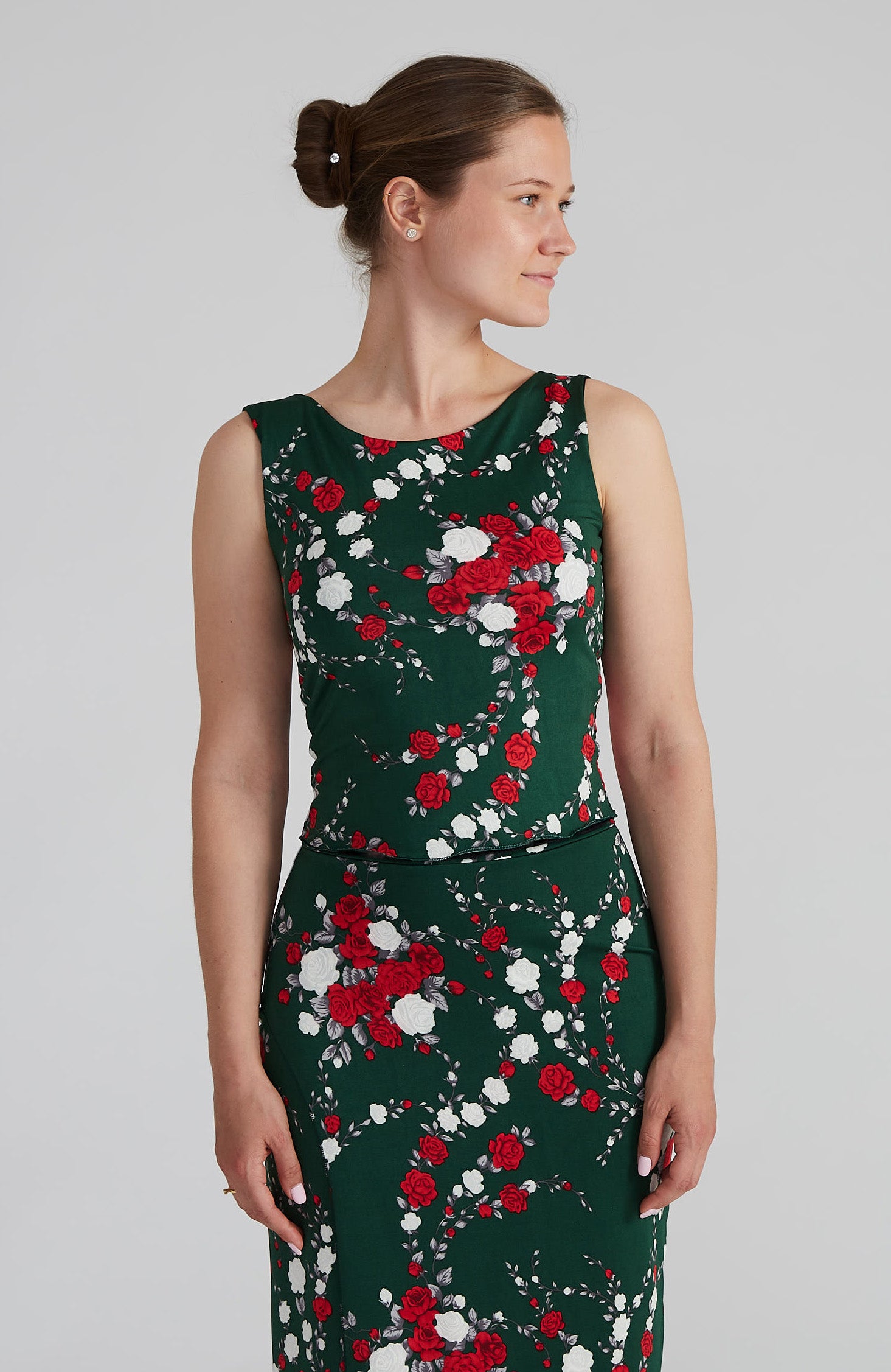 DORA Wendetop in Rosenprint & Schwarz