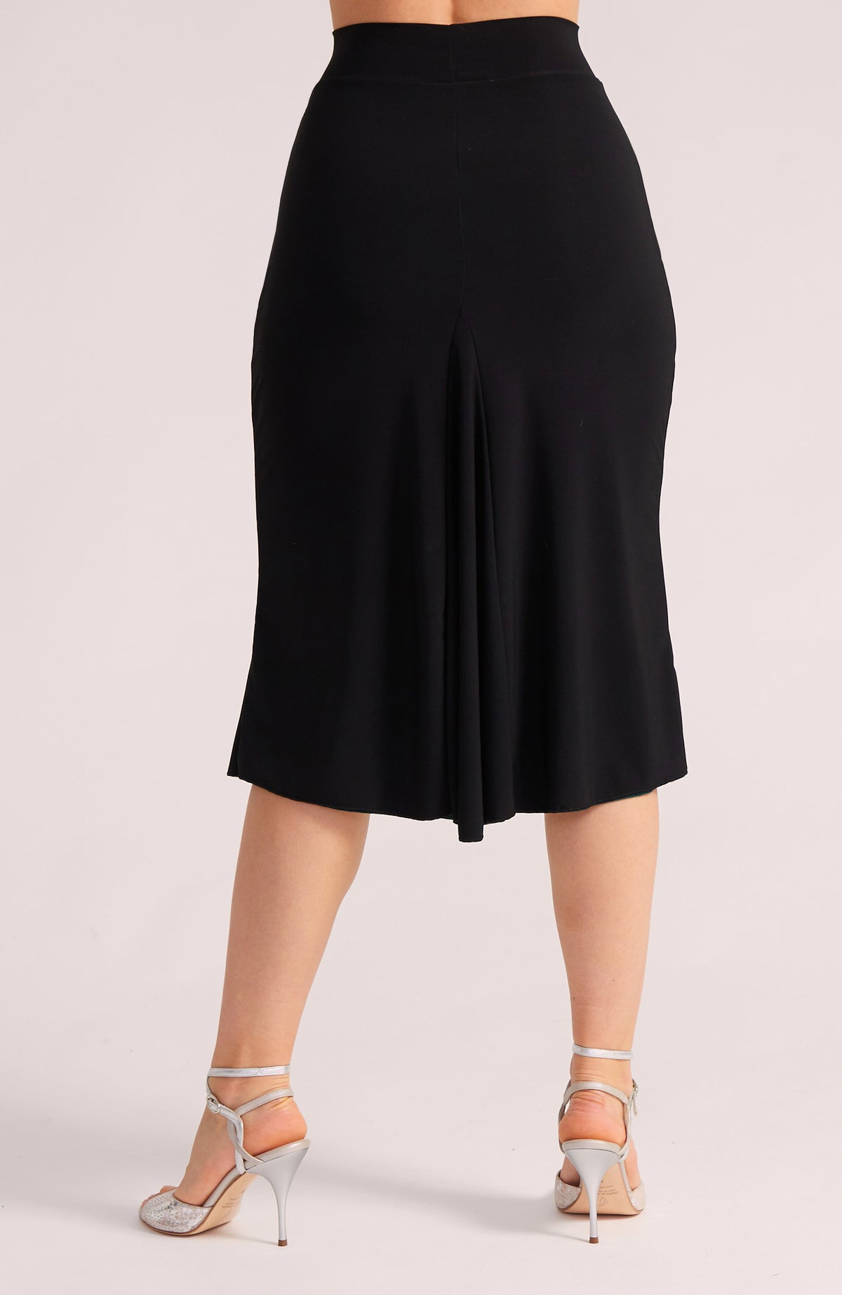 Reversible Godet Skirt in Green / Black – JAZMIN