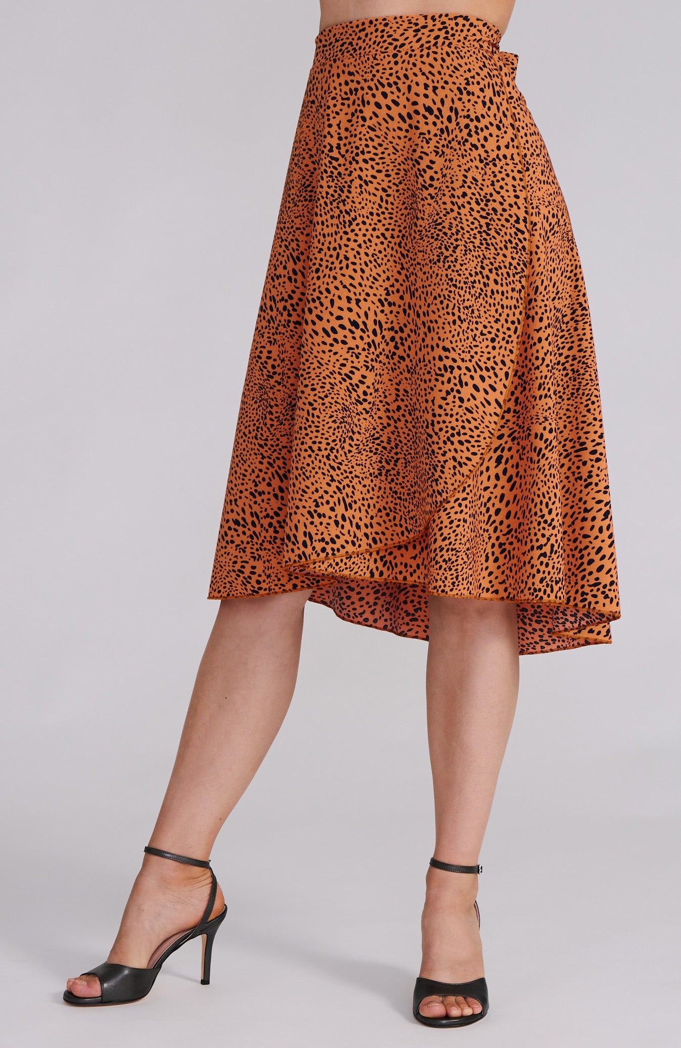COCO Orange Polka Dot Skirt