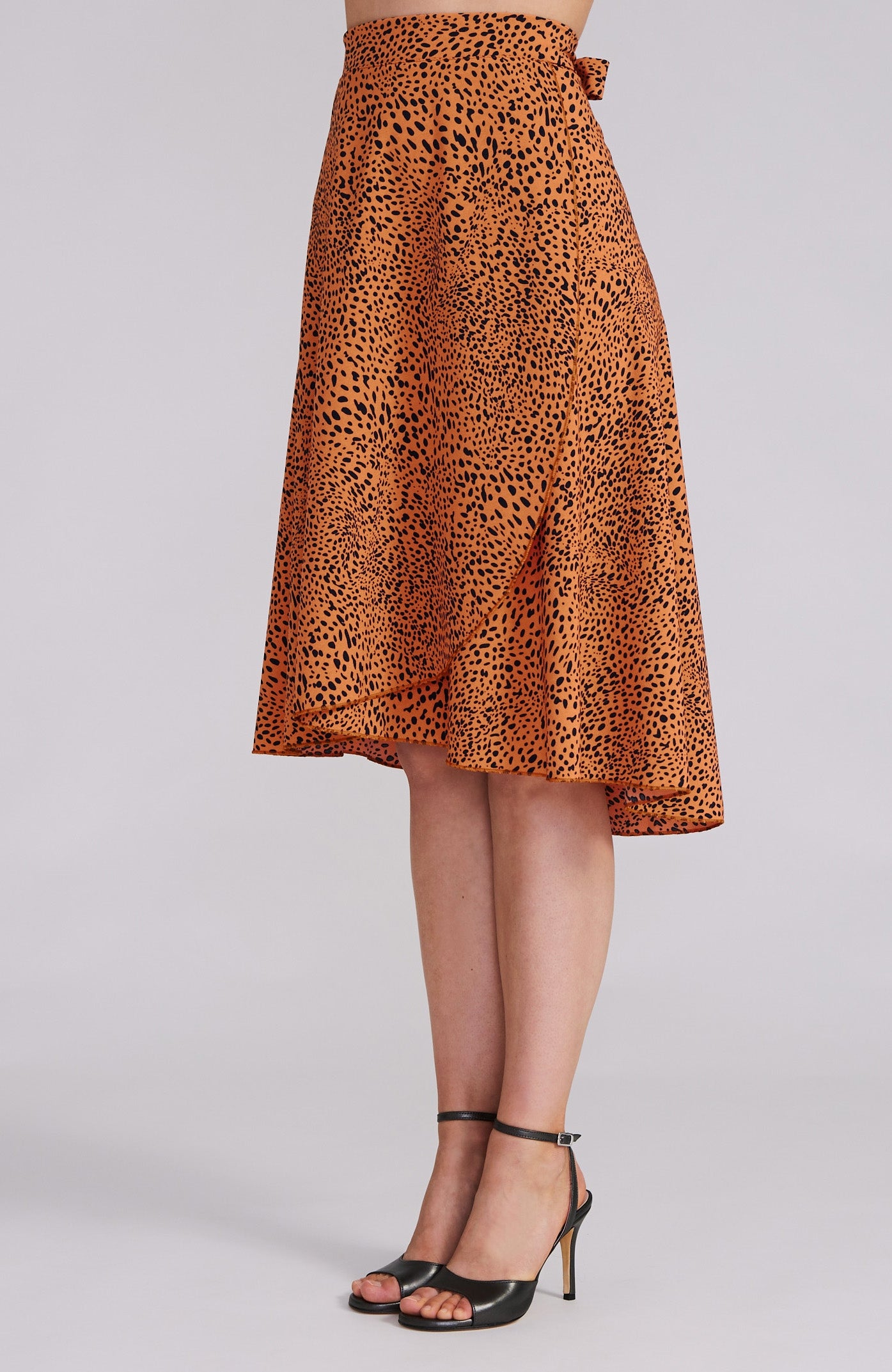 COCO Orange Polka Dot Skirt