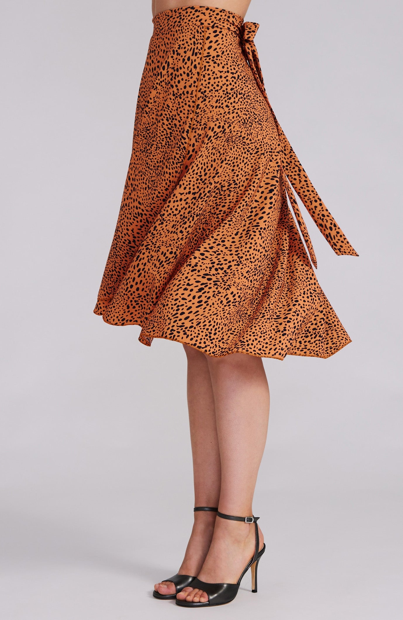 COCO Orange Polka Dot Skirt