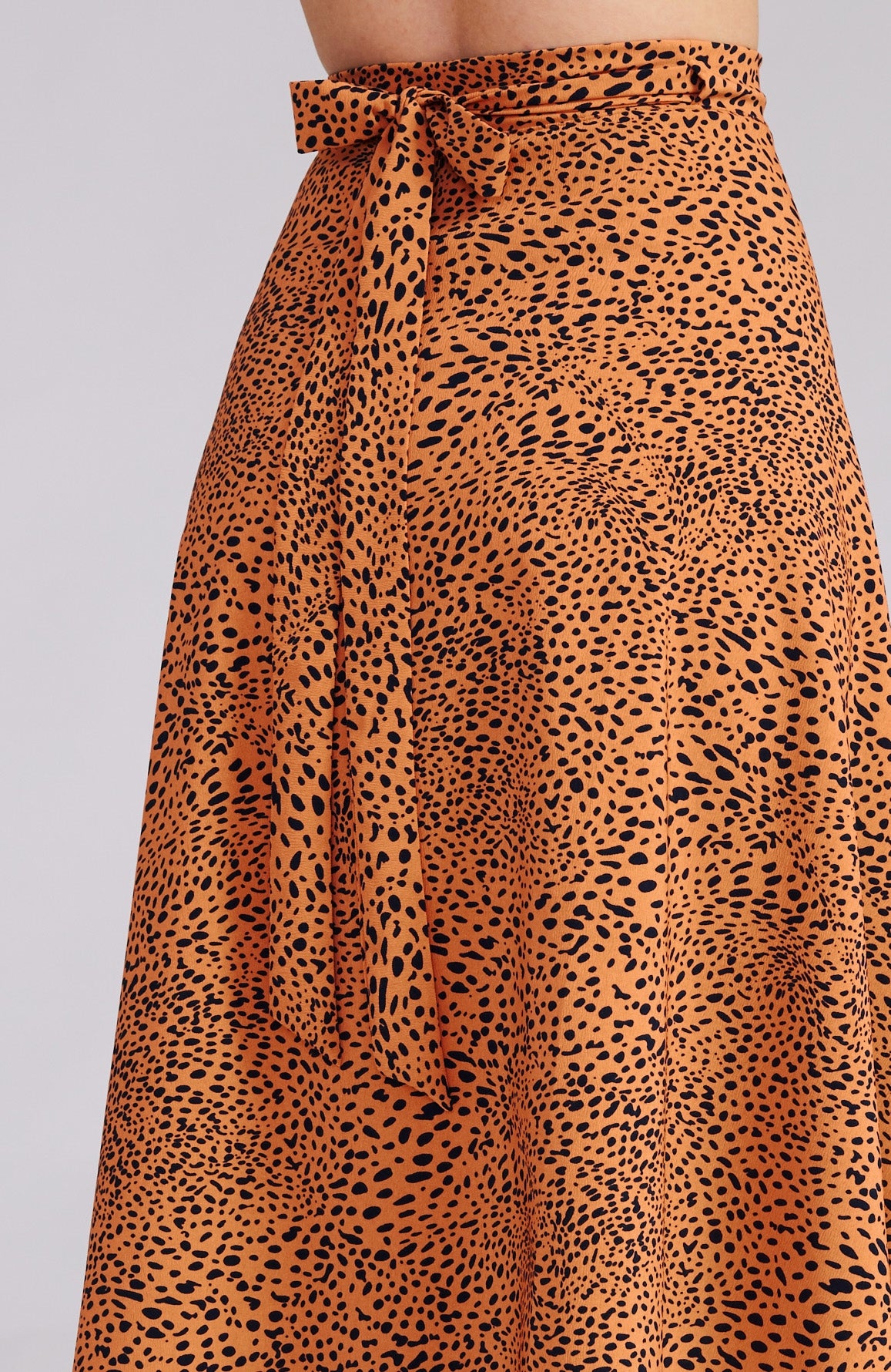 COCO Orange Polka Dot Skirt