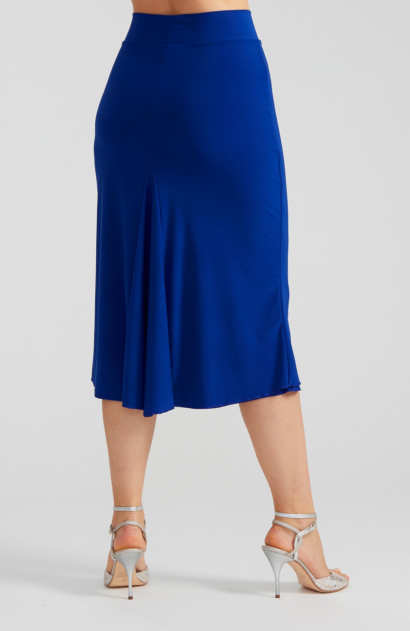 JAZMIN Godet Tangorock in Königsblau