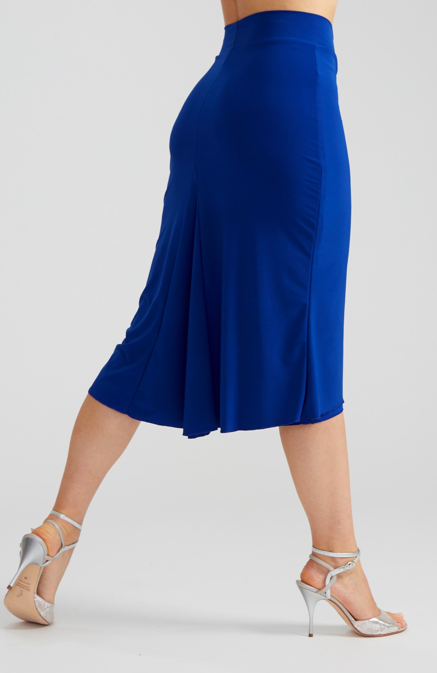 JAZMIN Godet Tango Skirt in Royal Blue