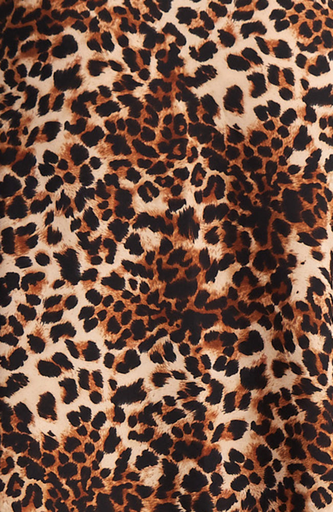 COCO Leopard Print Wrap Skirt