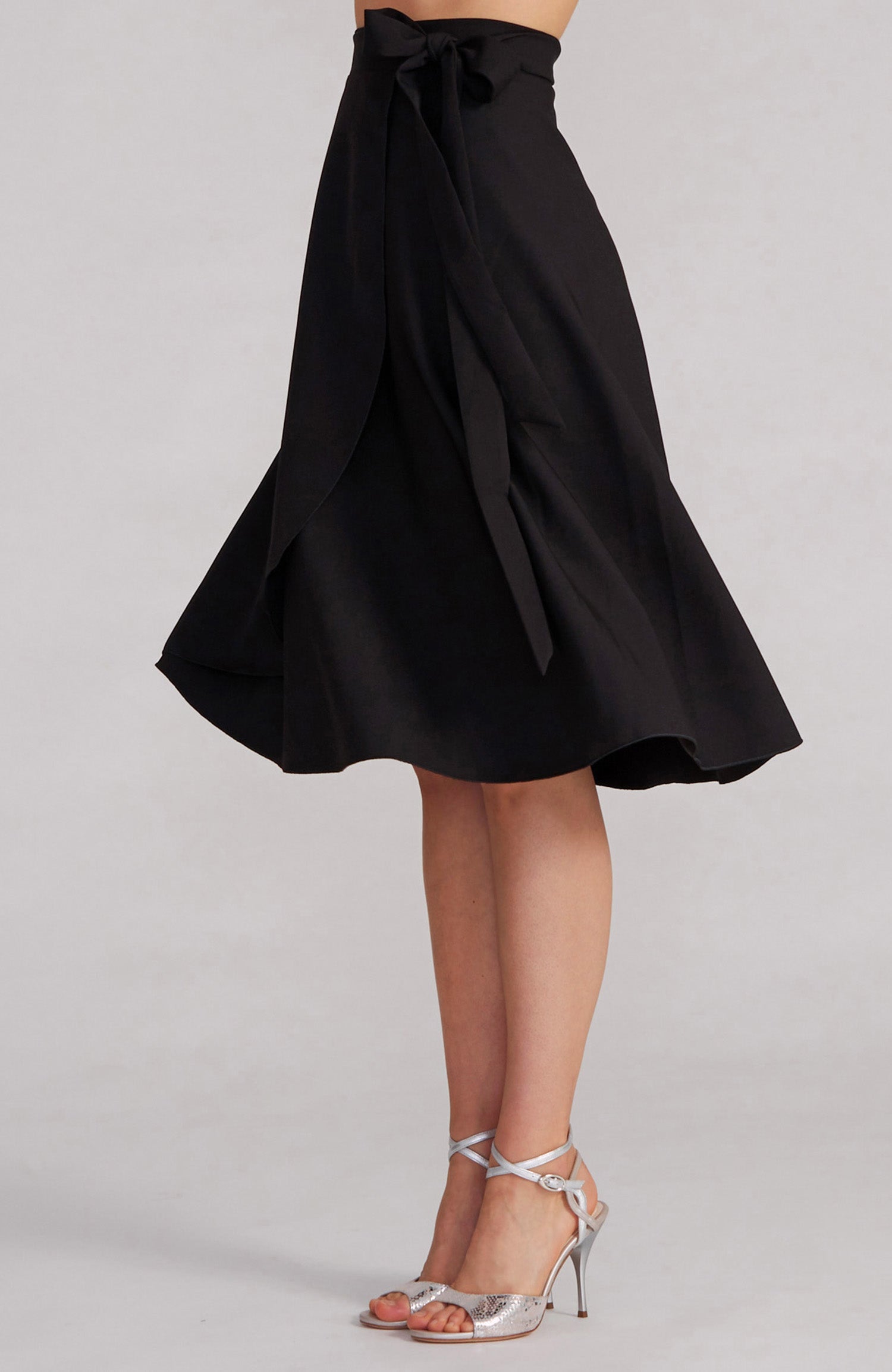 COCO Schwarzer Tango-Wickelrock