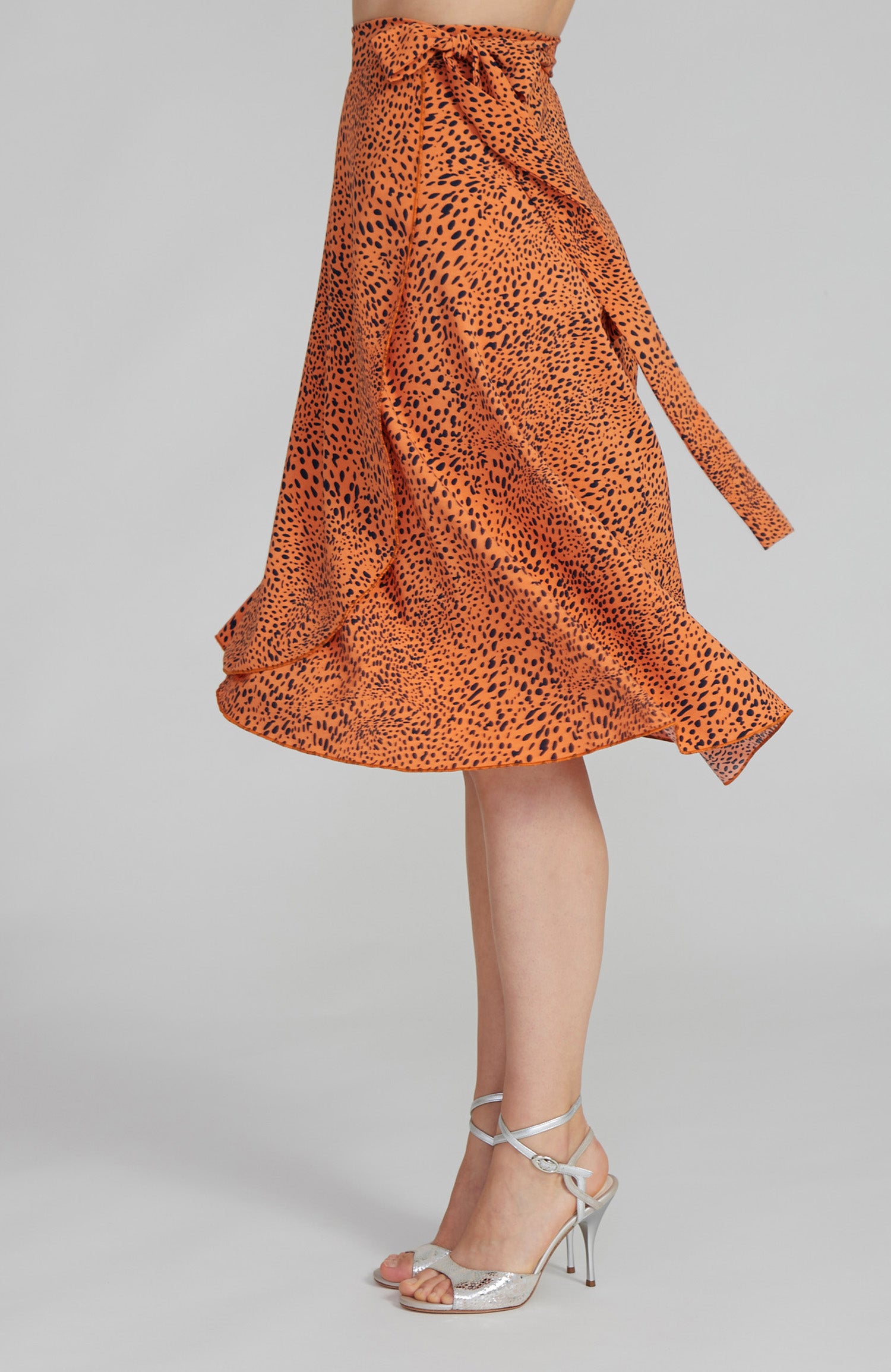 COCO Orange Polka Dot Skirt