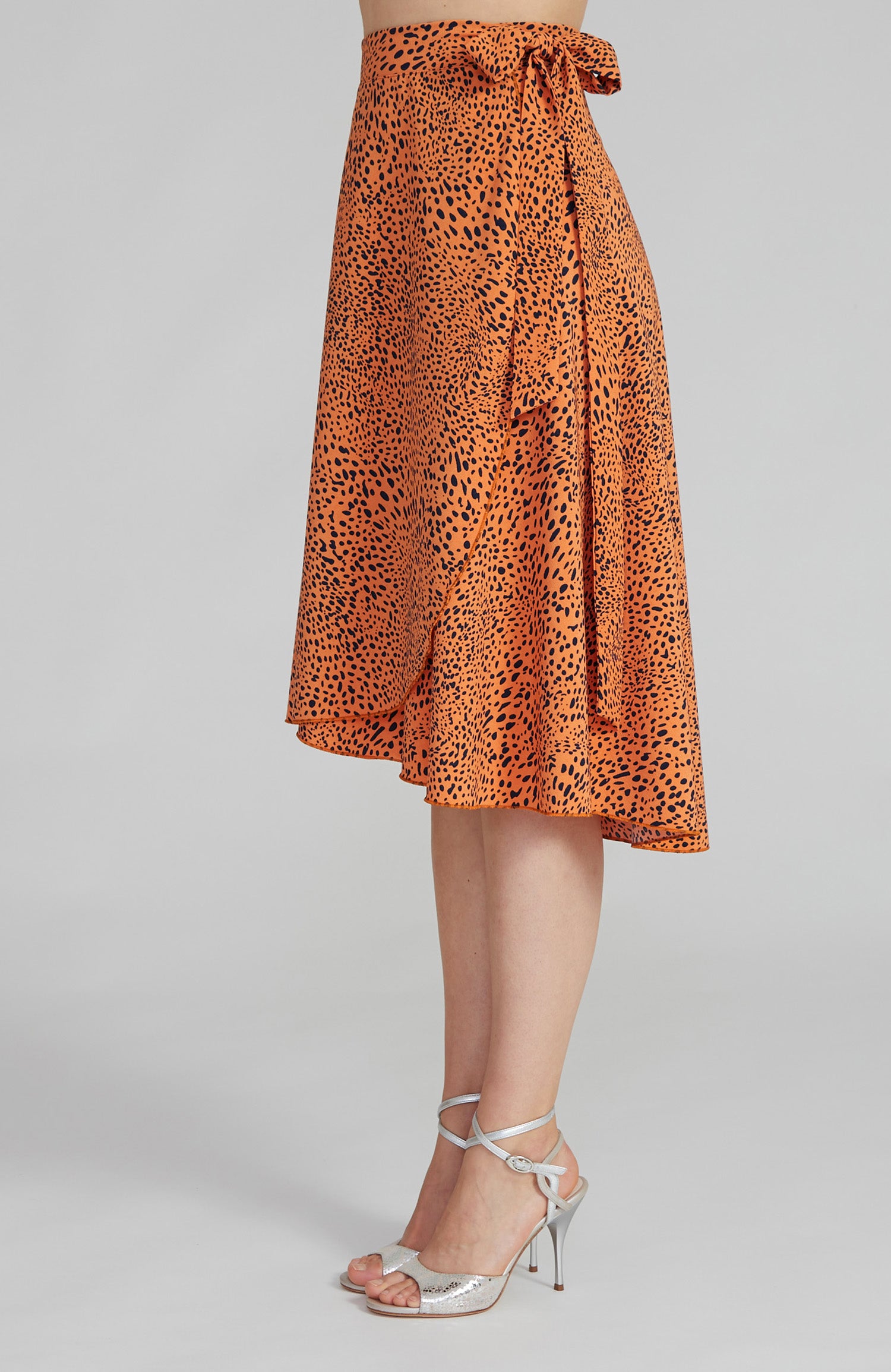 COCO Orange Polka Dot Skirt