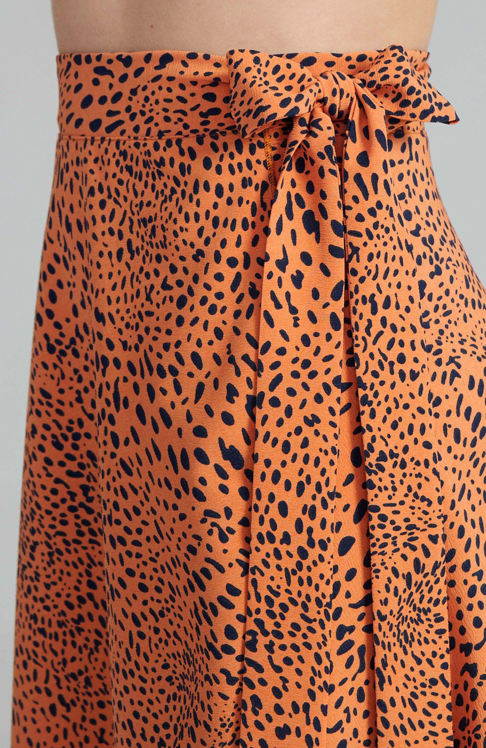 COCO Oranger Rock mit Punkten