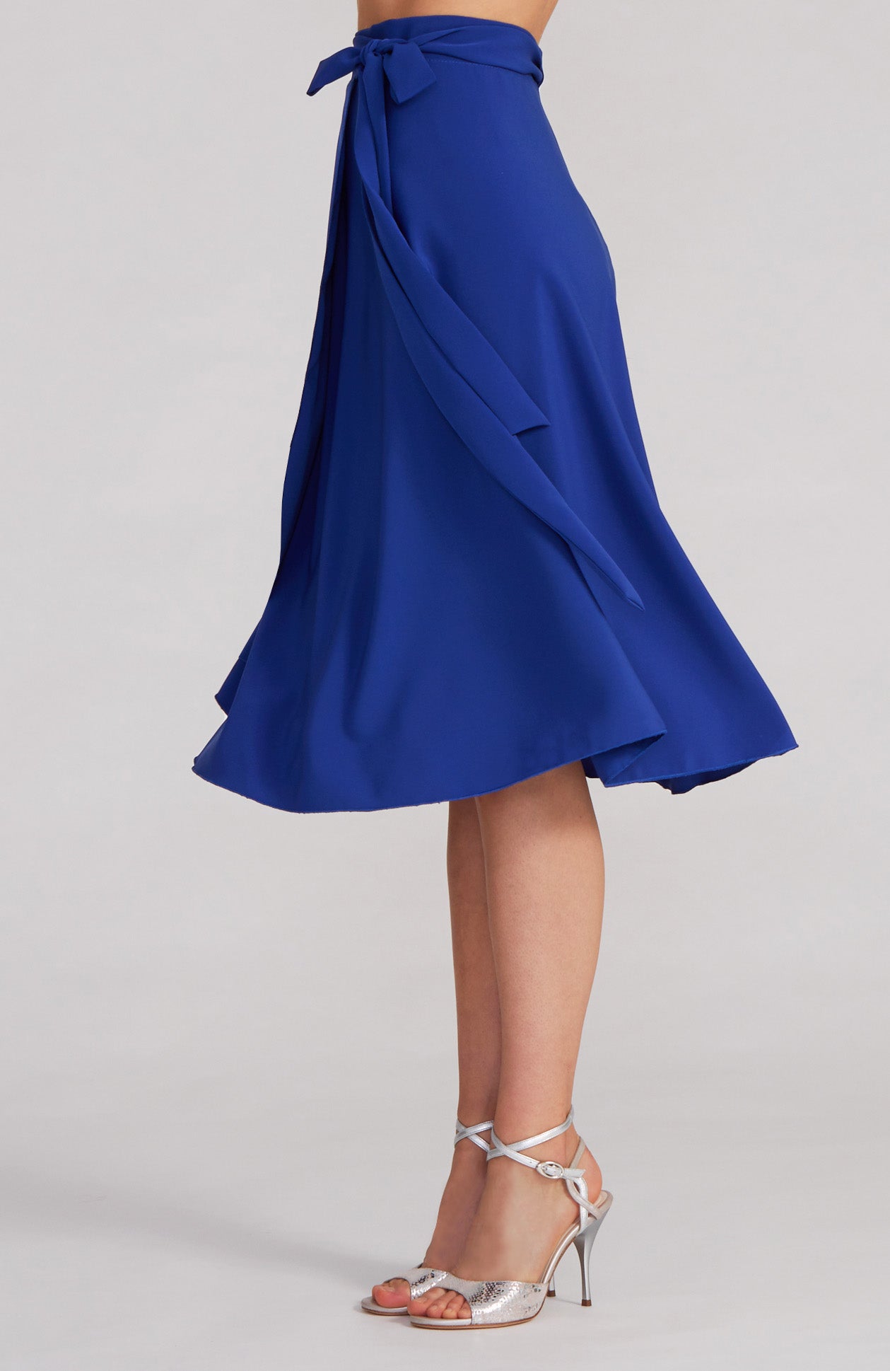 Jupe portefeuille Tango bleu royal COCO