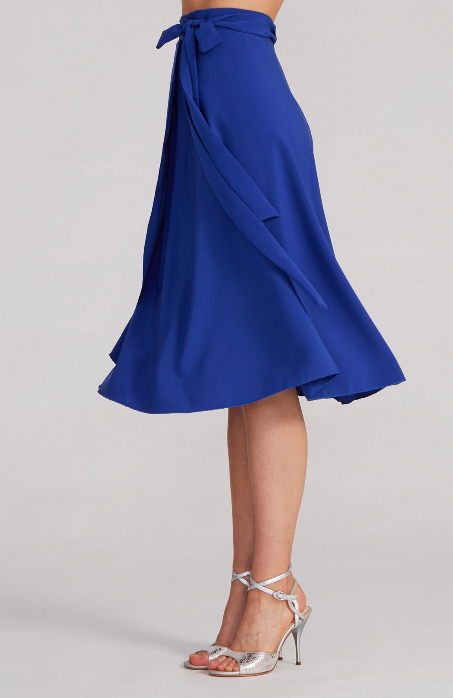 Jupe portefeuille Tango bleu royal COCO