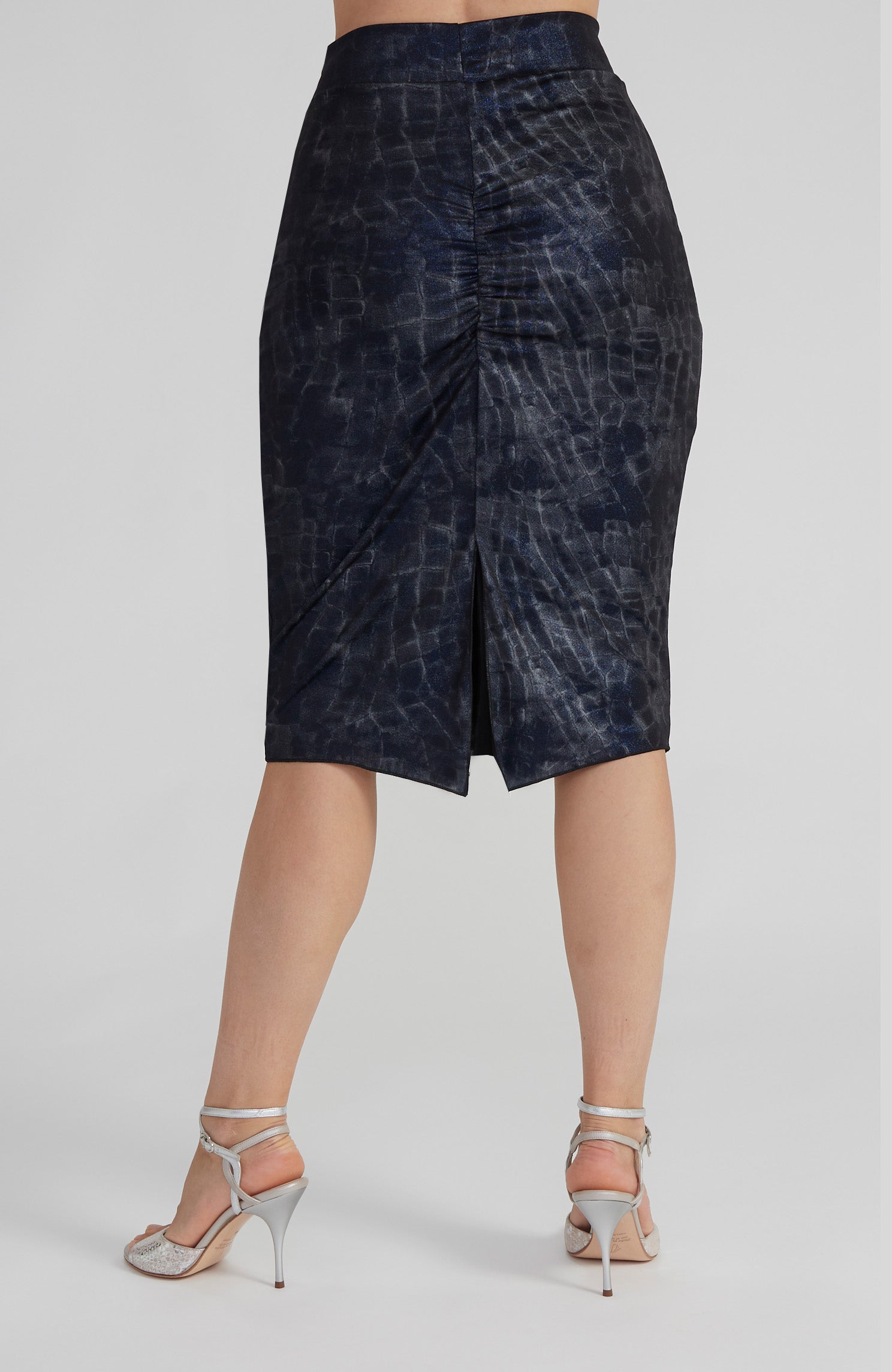 CLARA Serpent Print Pencil Skirt