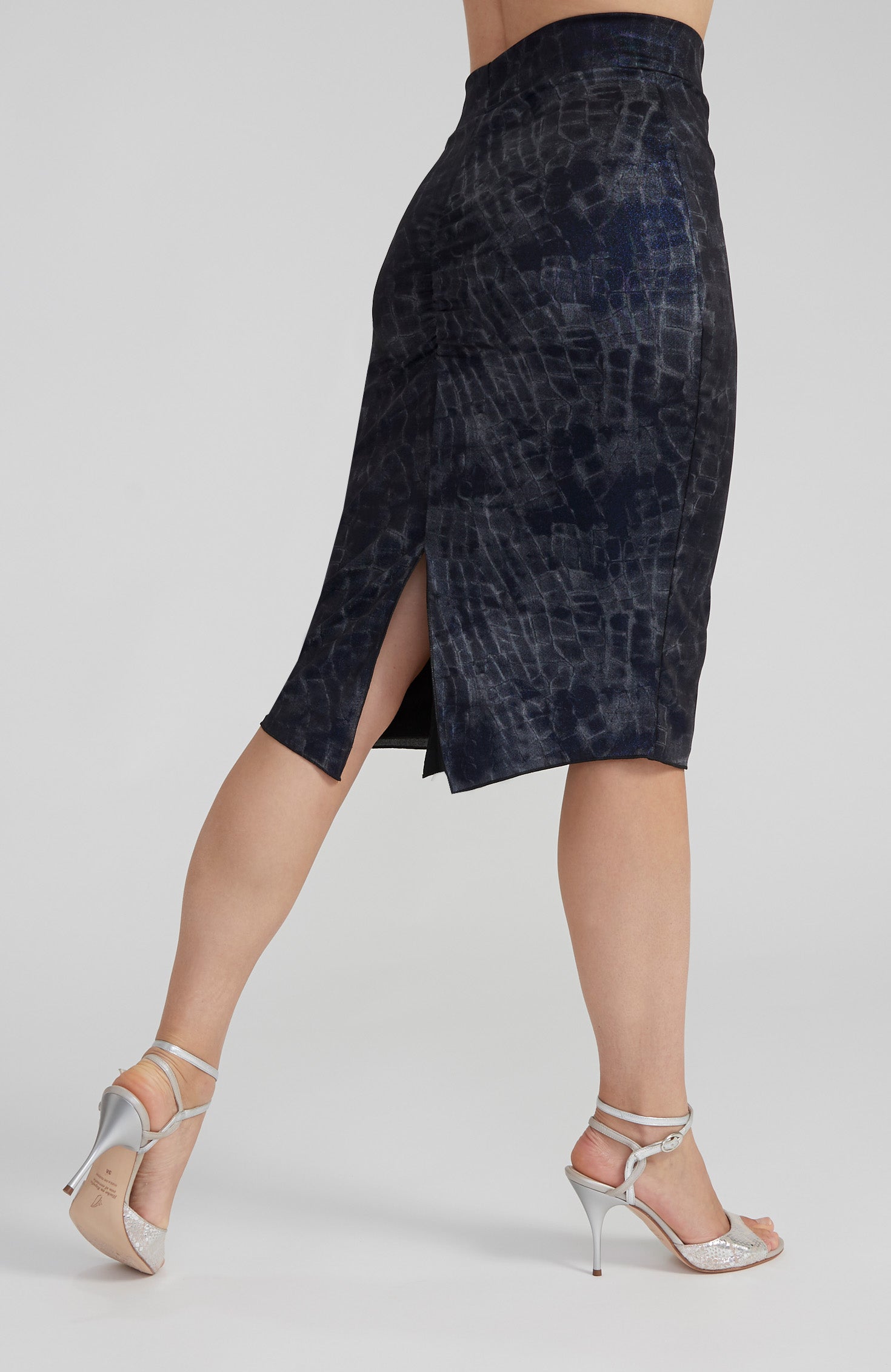 CLARA Serpent Print Pencil Skirt