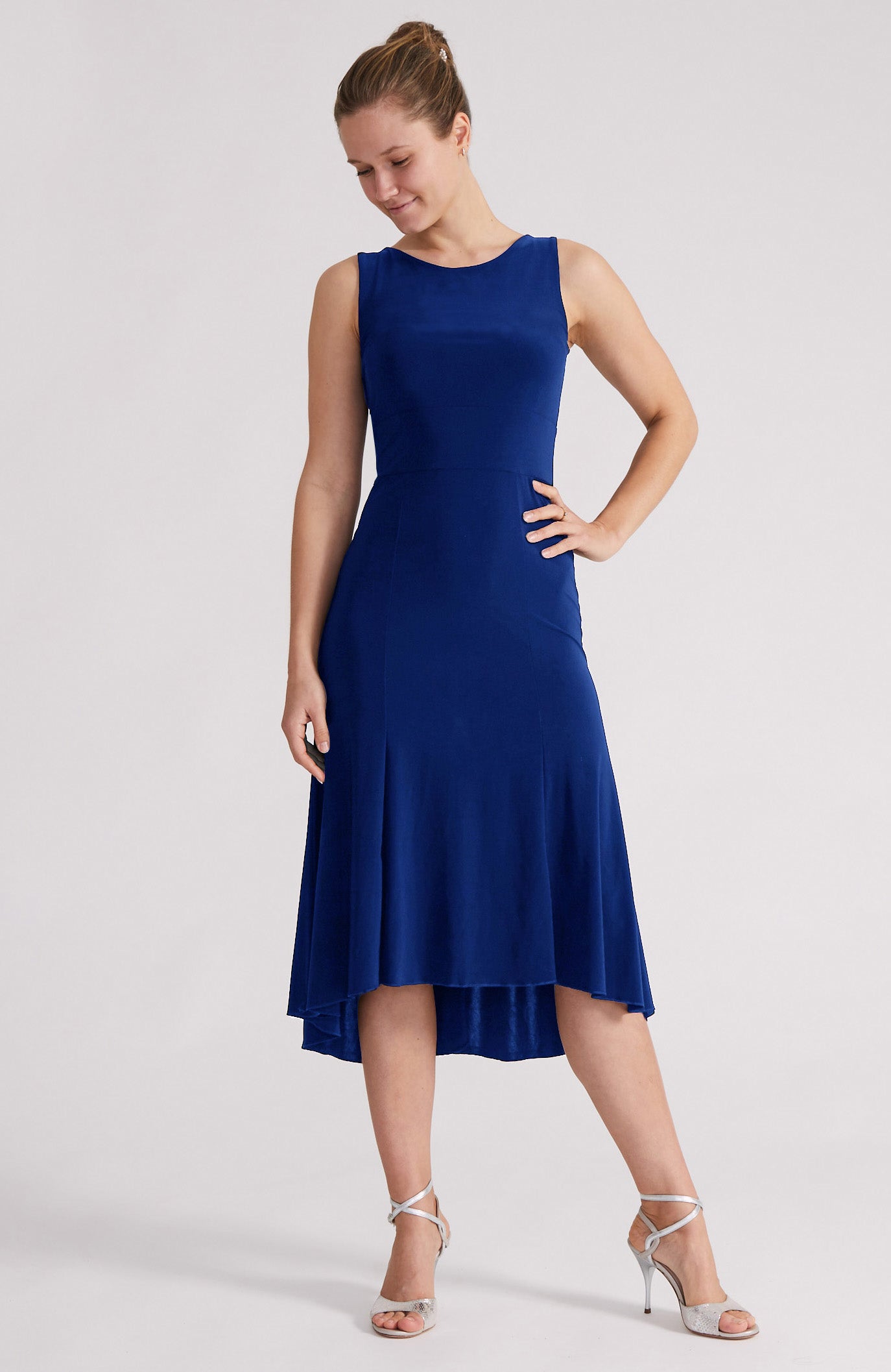 CARLA - Königsblaues argentinisches Tangokleid
