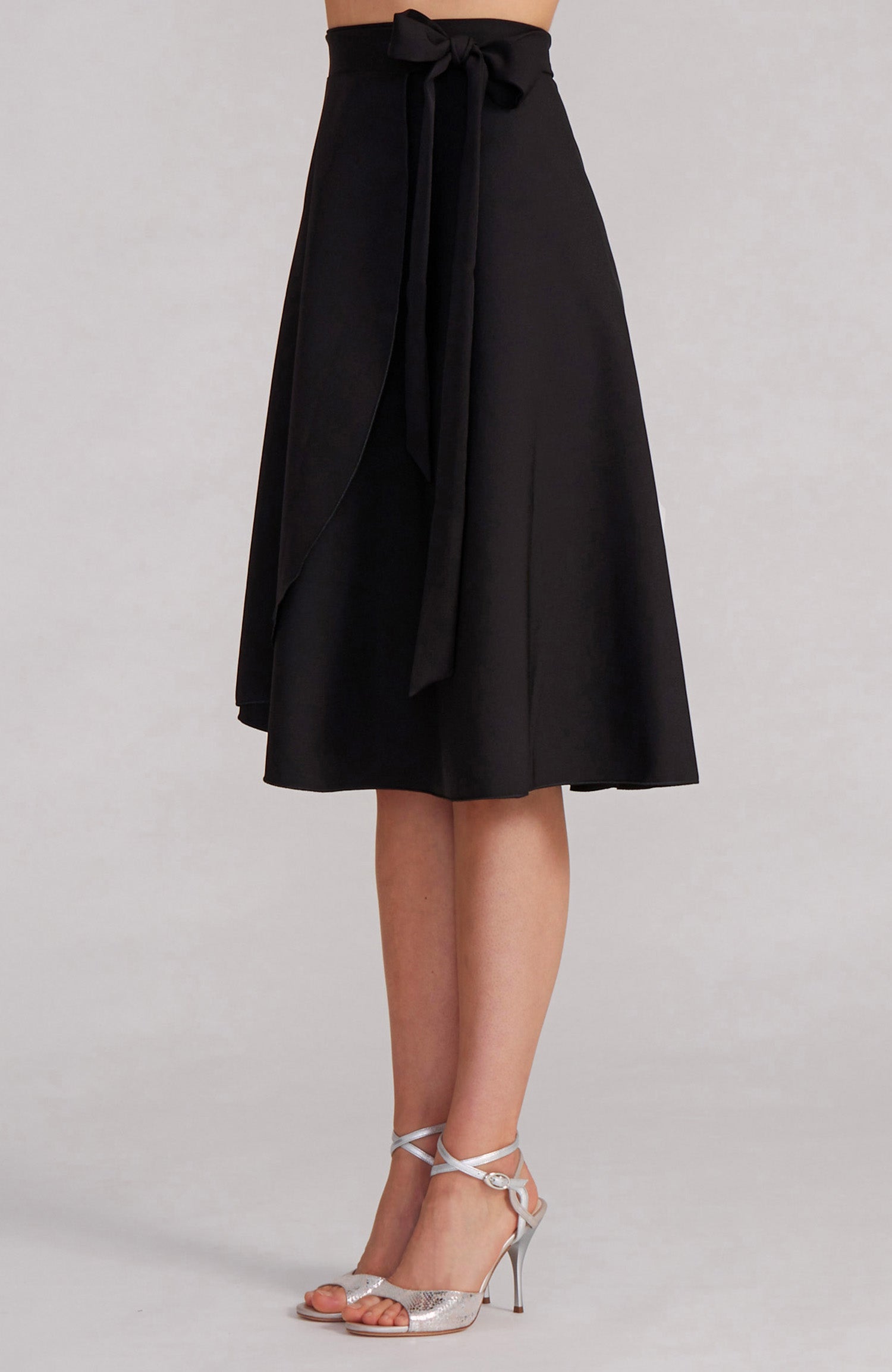 COCO Schwarzer Tango-Wickelrock