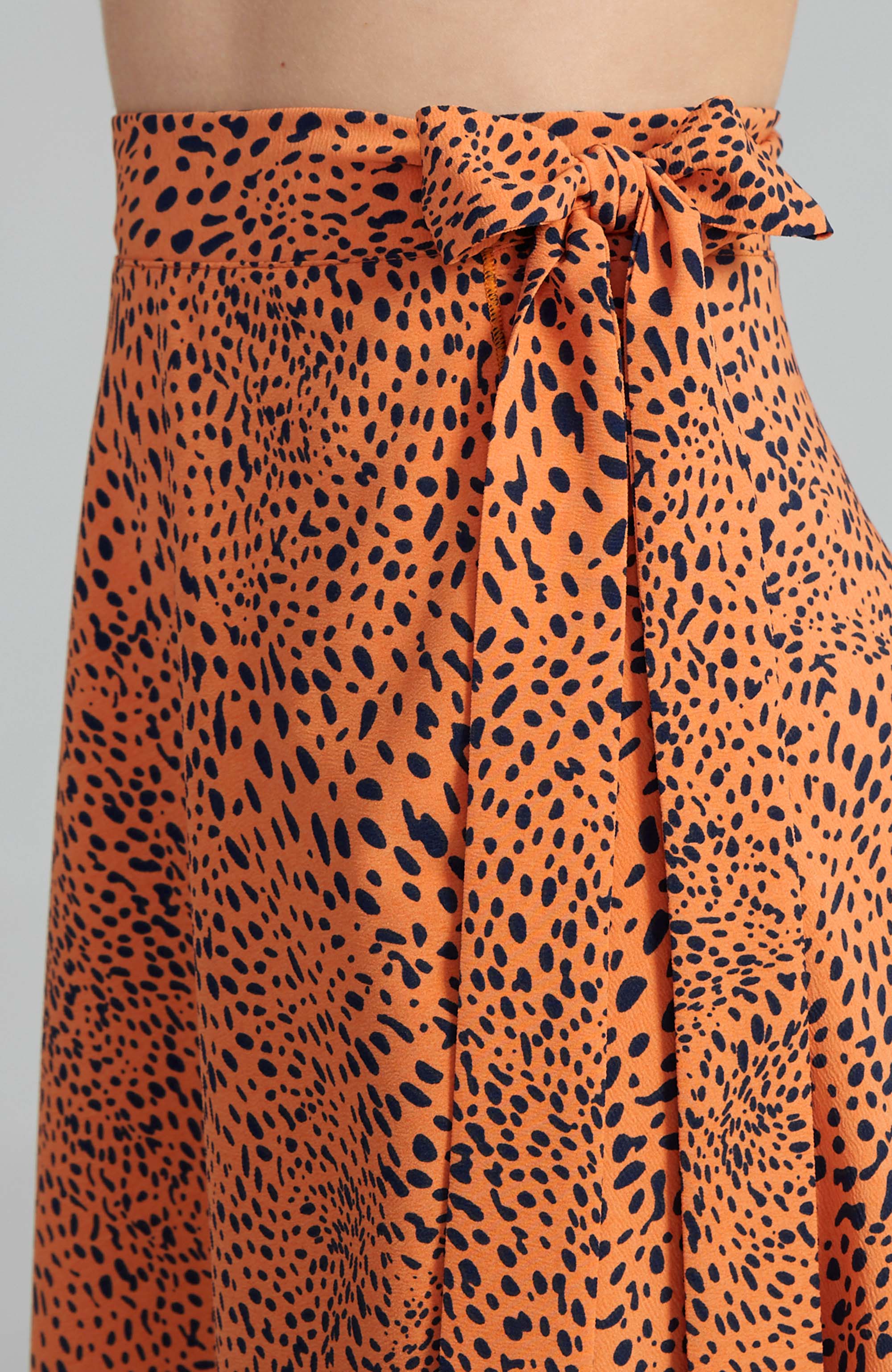 COCO Orange Polka Dot Skirt